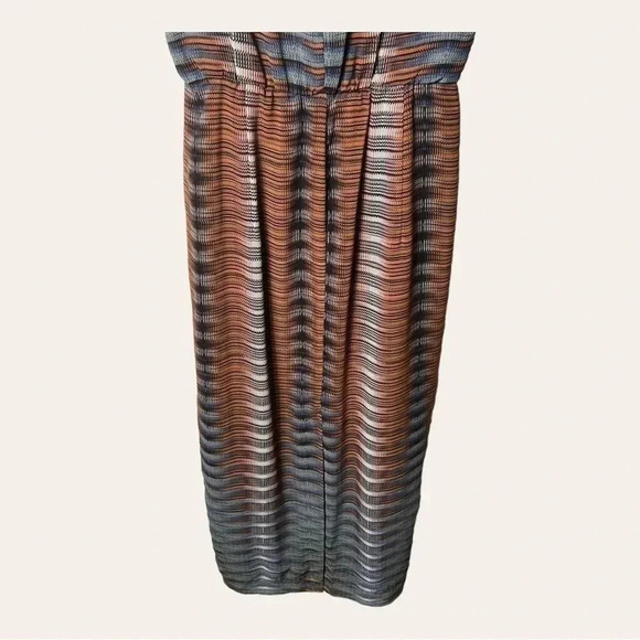 1122. ANTHROPOLOGIE HD IN PARIS MAXI DRESS SLEEVELESS SIZE 0 MULTICOLORED - Picture 9 of 10